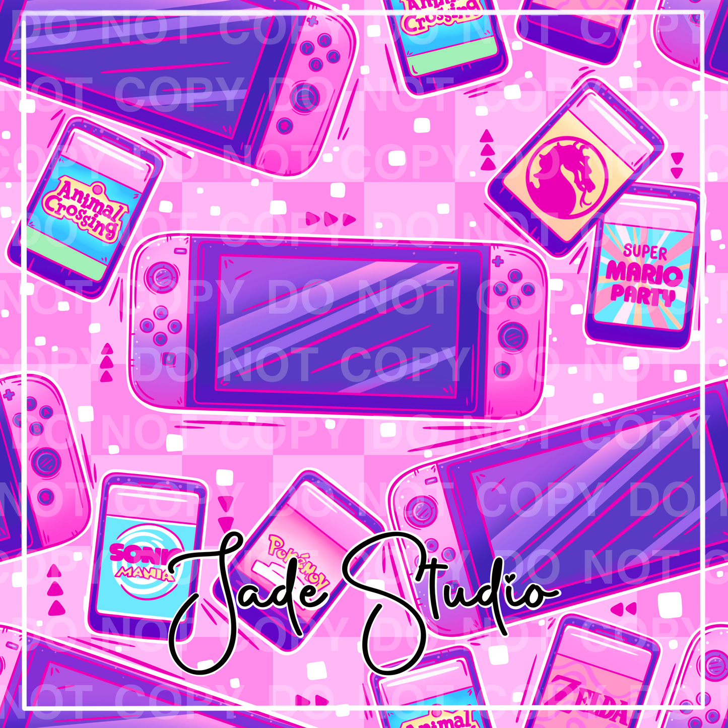 Switched Up Seamless Pattern