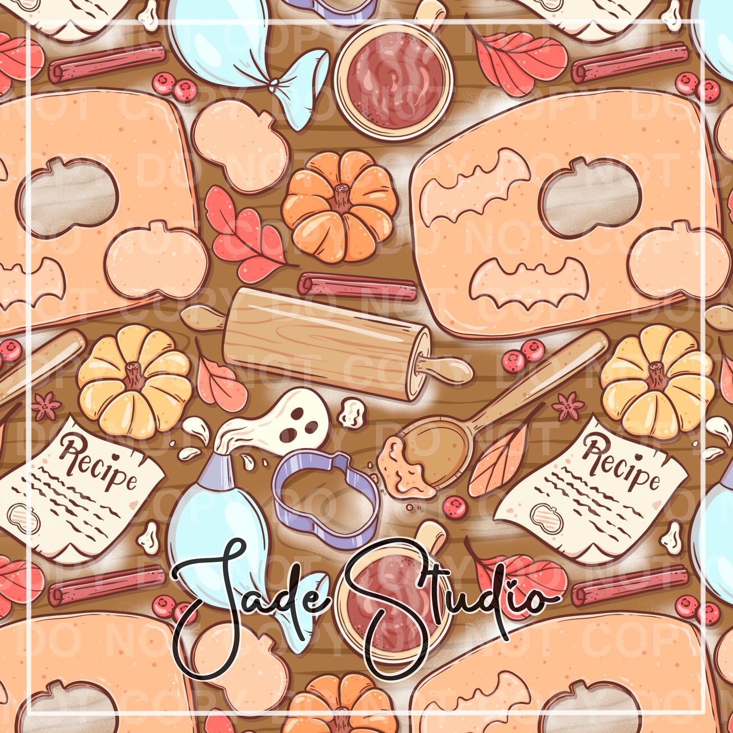 Hextober Day 11- Baked Seamless Pattern