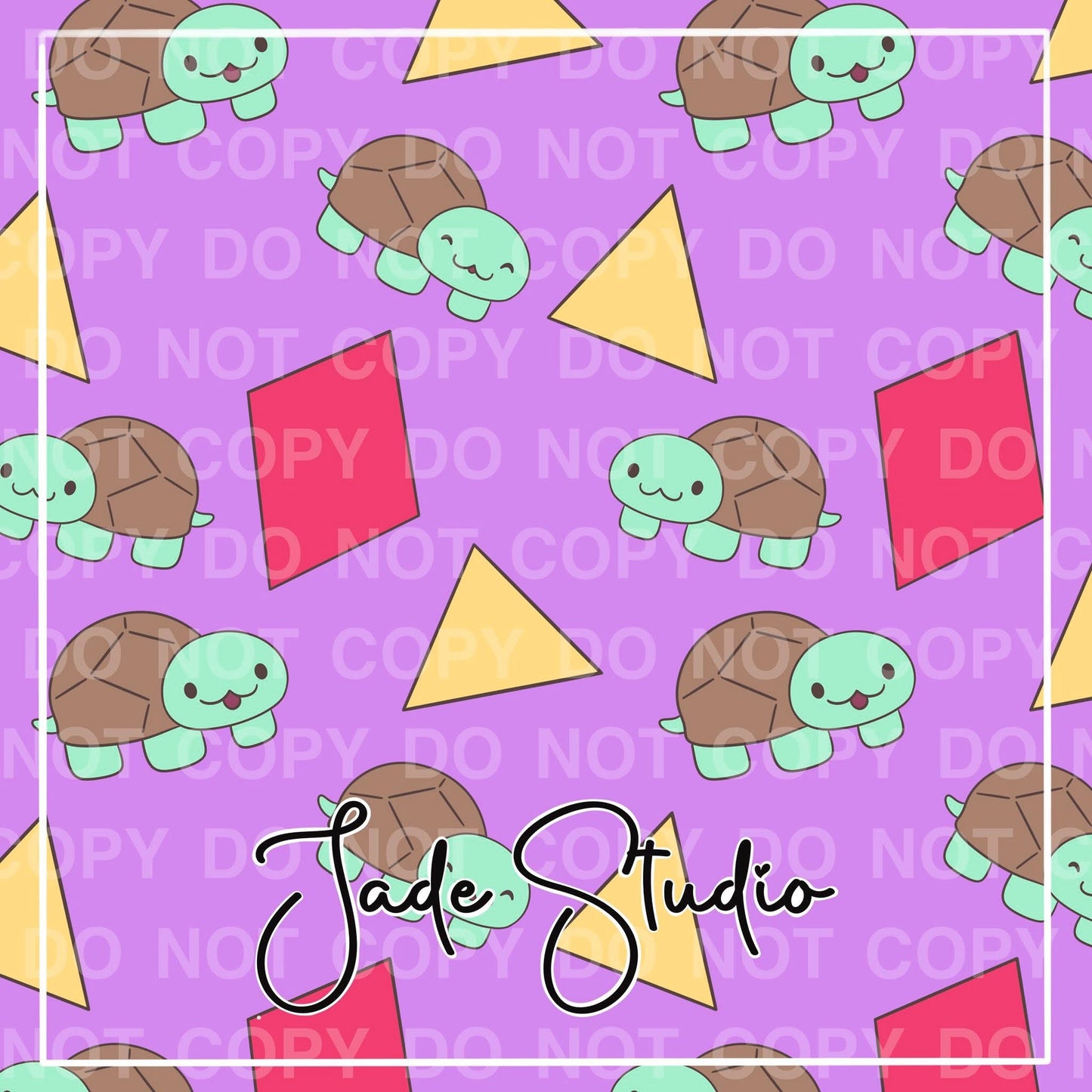 Turtle Jammies Seamless Pattern
