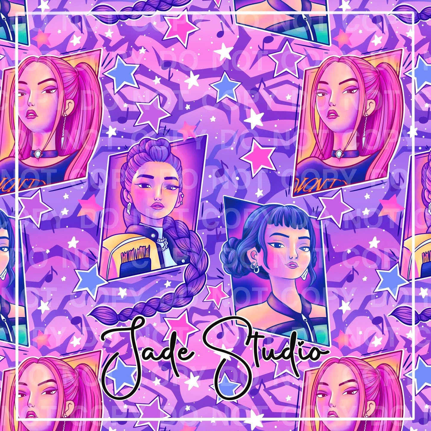 Hunters Seamless Pattern