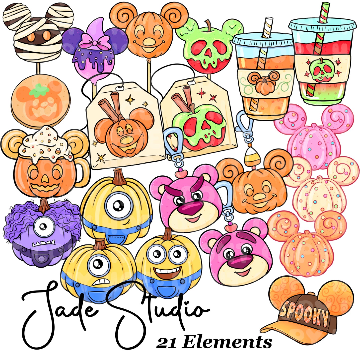 Magical Spooky Season Clip Art Bundle