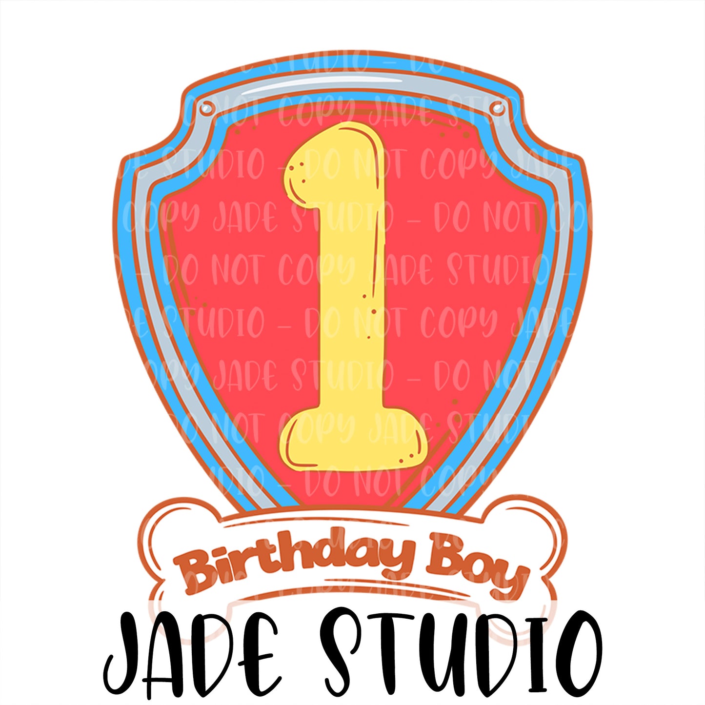 Birthday Boy Badge PNG