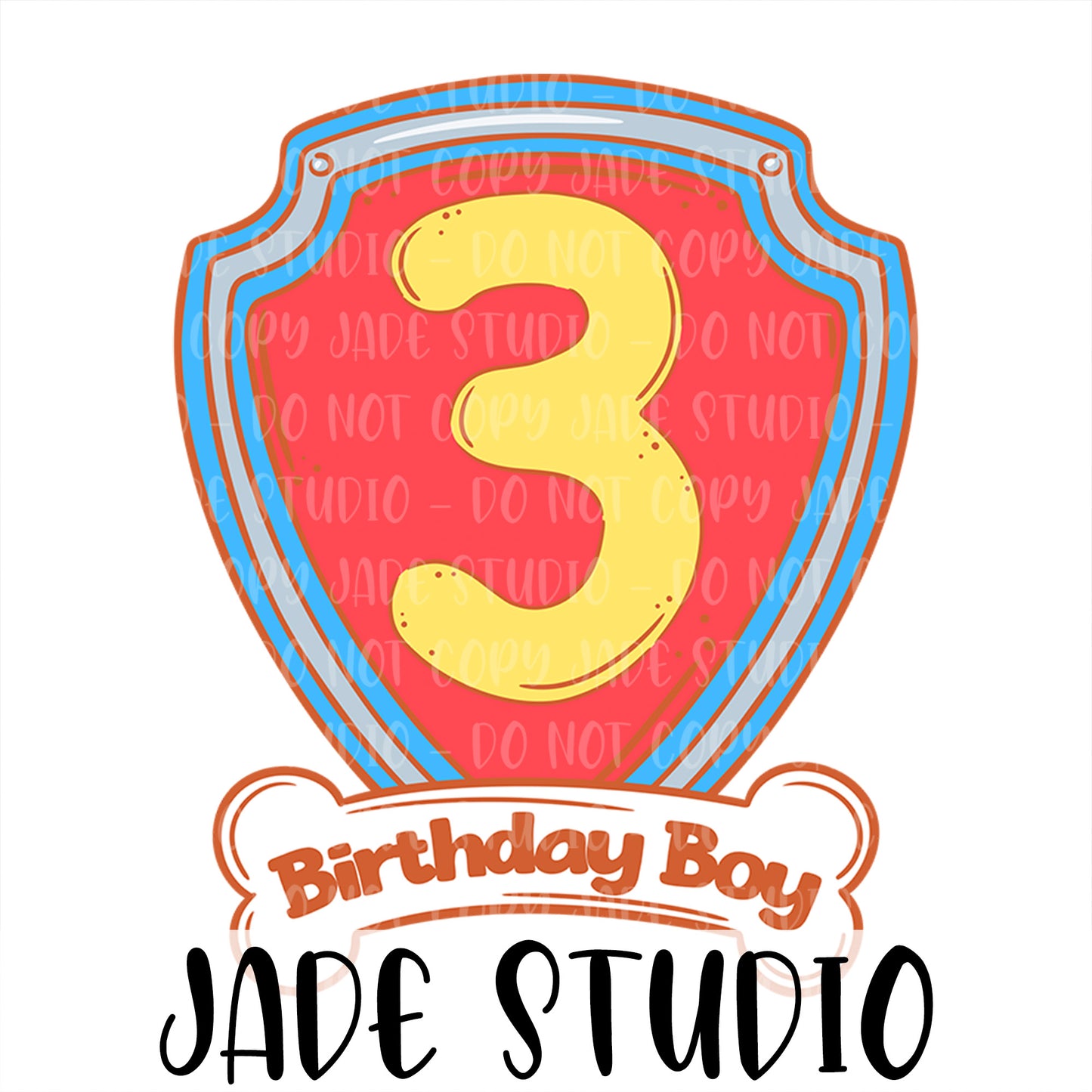 Birthday Boy Badge PNG