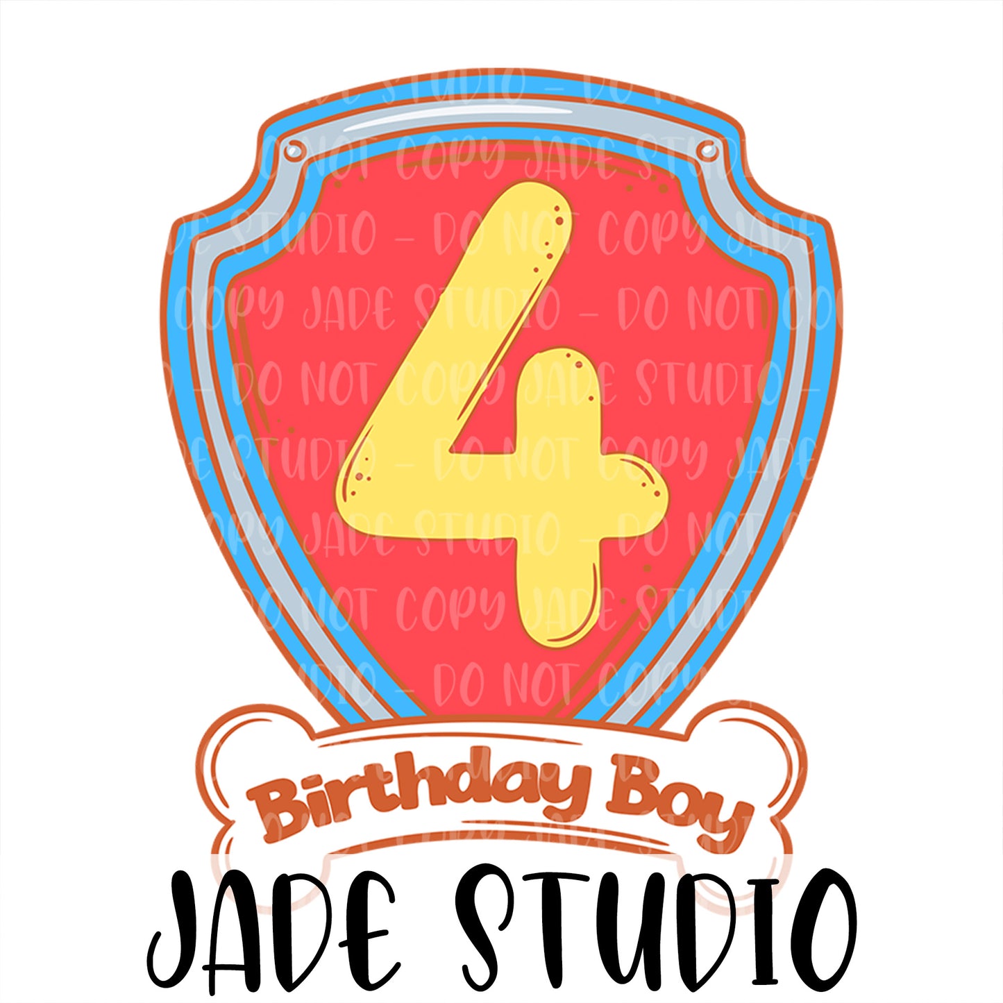 Birthday Boy Badge PNG
