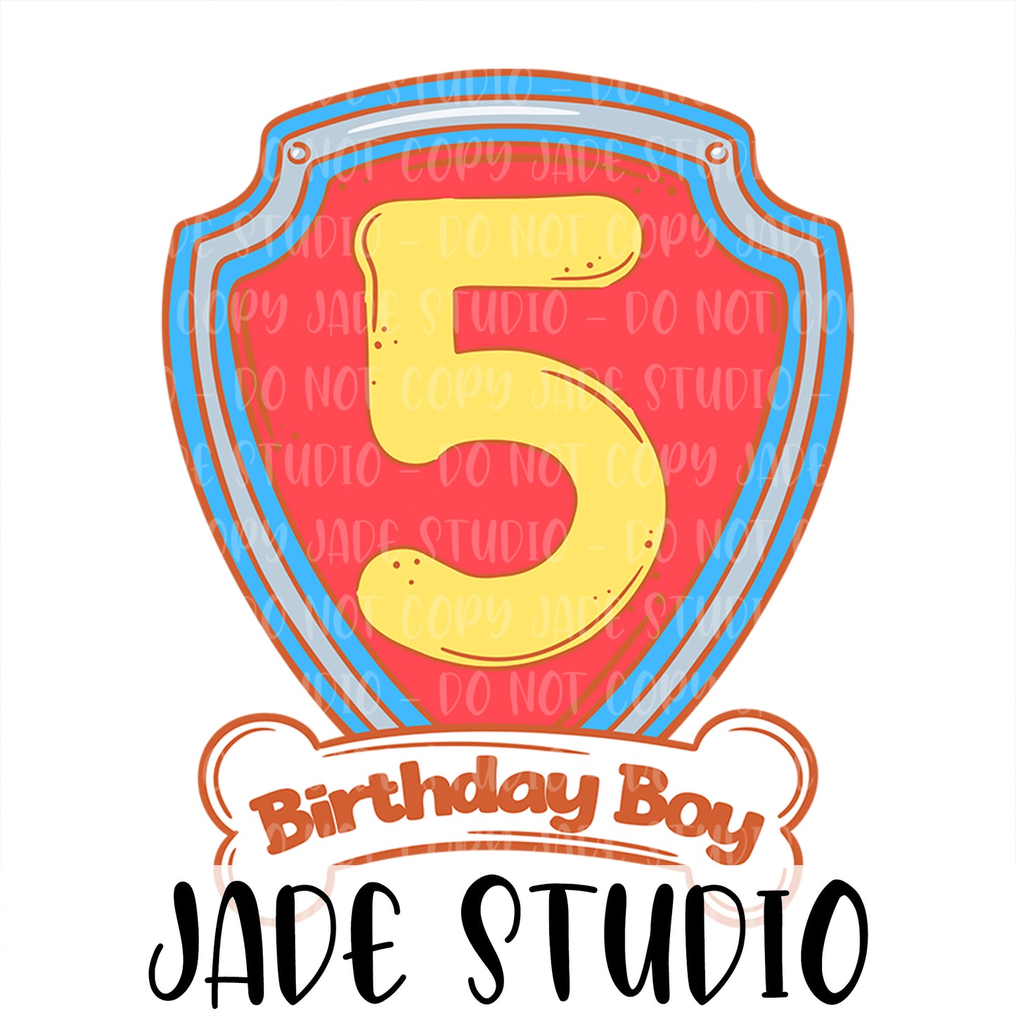 Birthday Boy Badge PNG