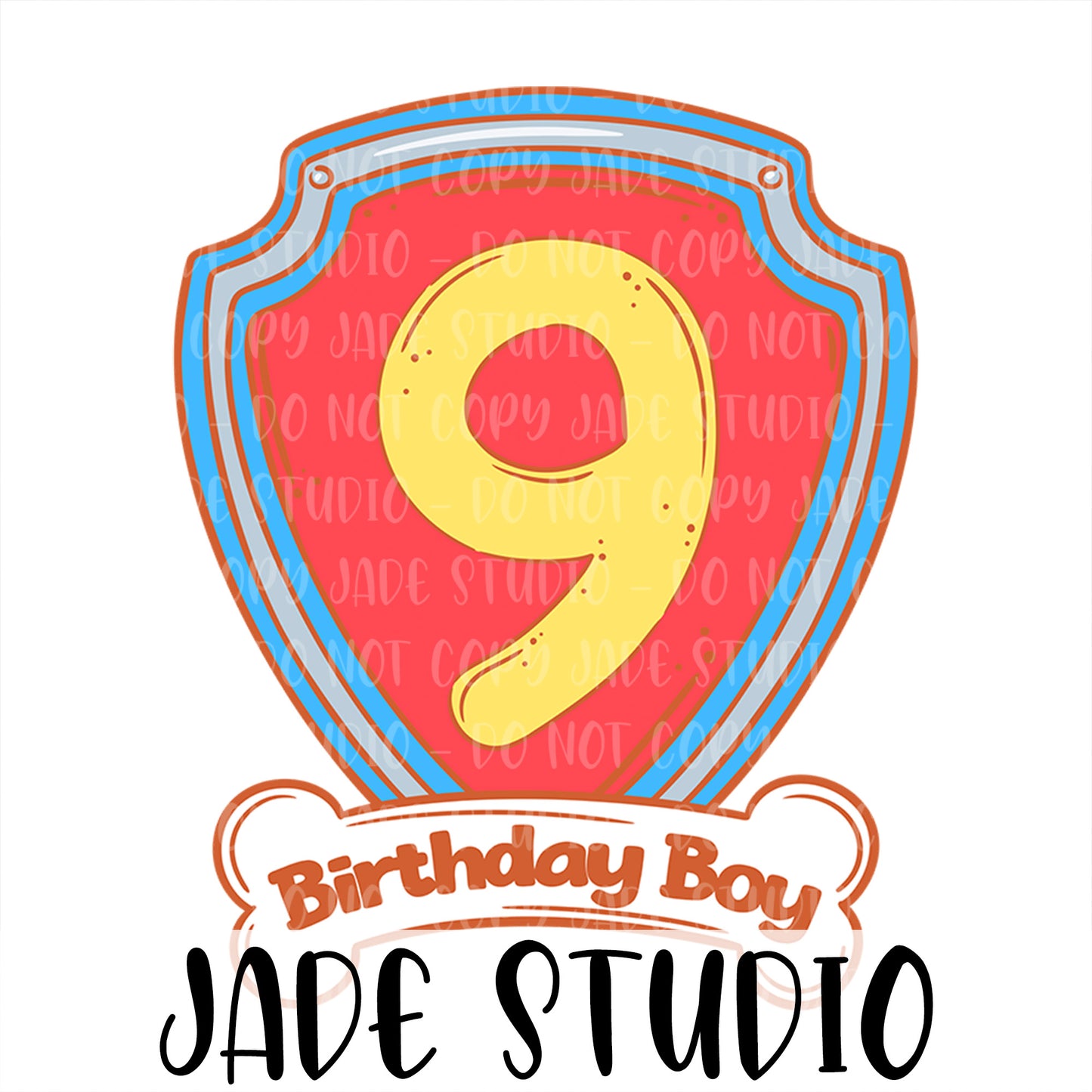 Birthday Boy Badge PNG