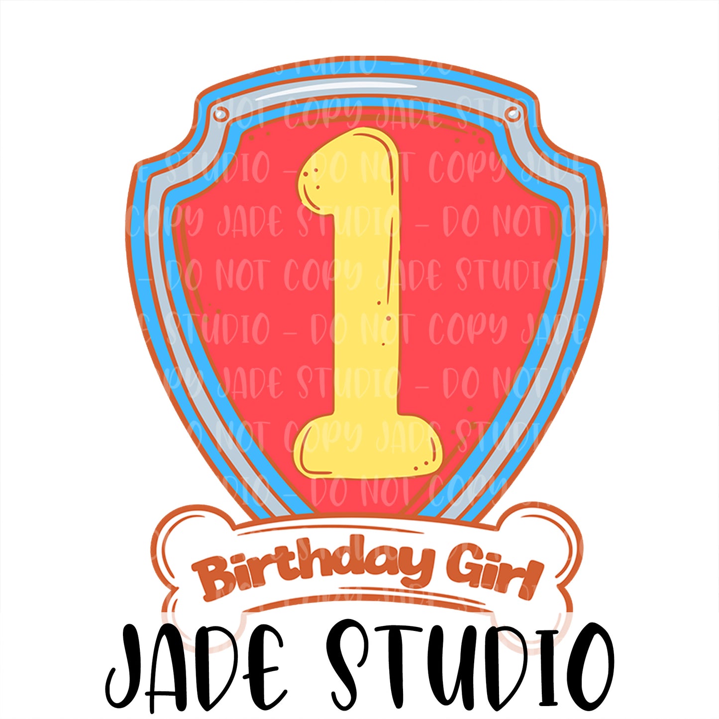 Birthday Girl Badge PNG