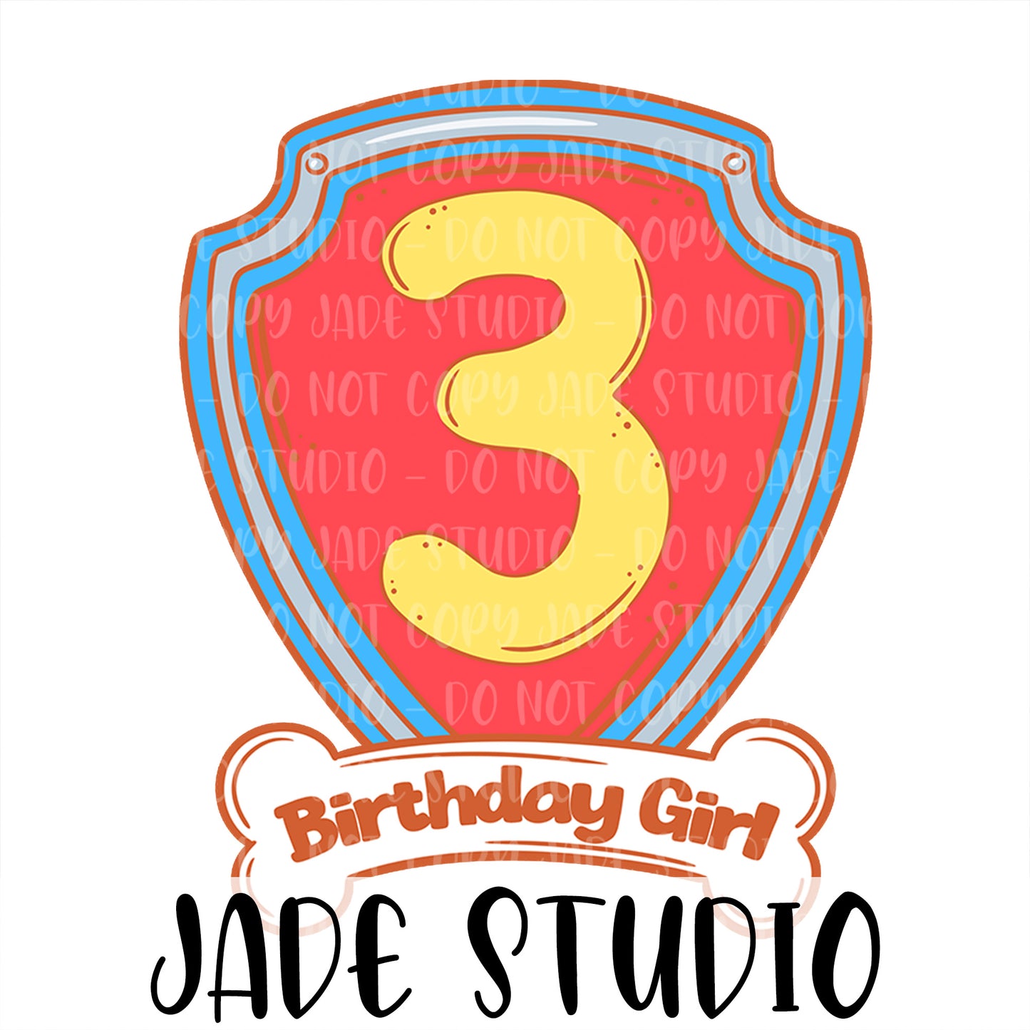 Birthday Girl Badge PNG