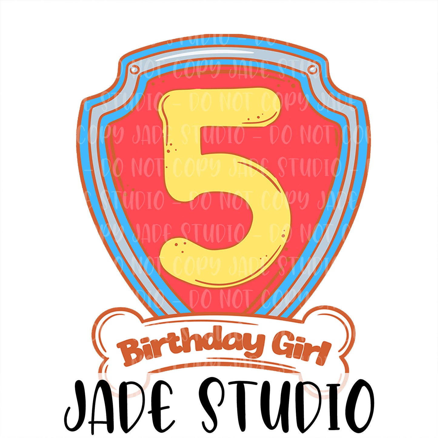 Birthday Girl Badge PNG