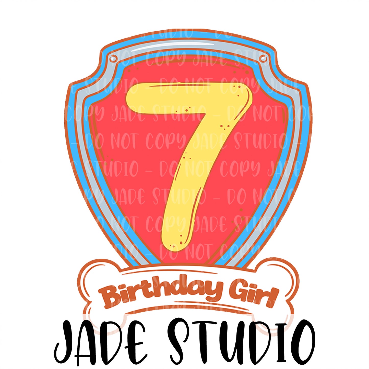 Birthday Girl Badge PNG
