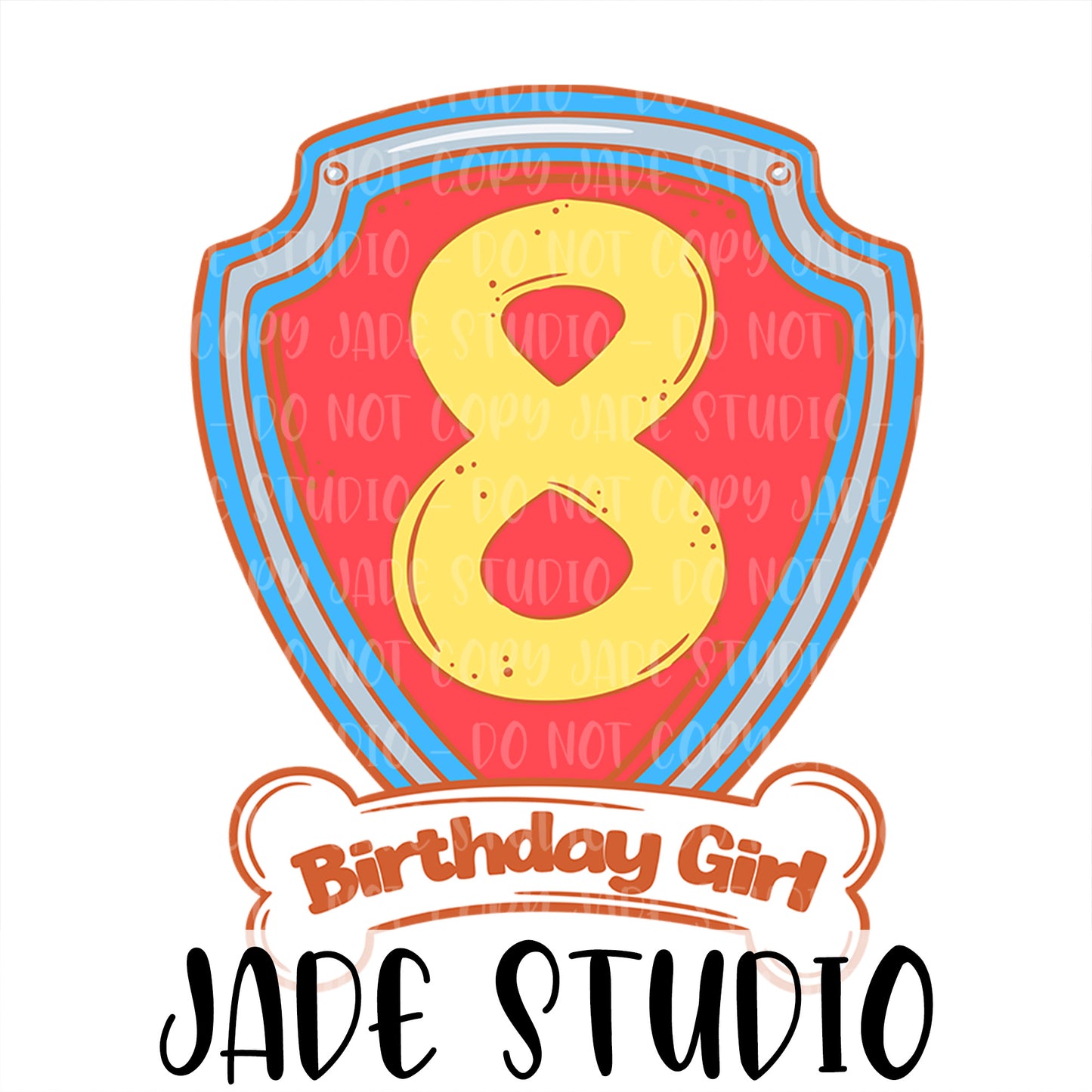 Birthday Girl Badge PNG