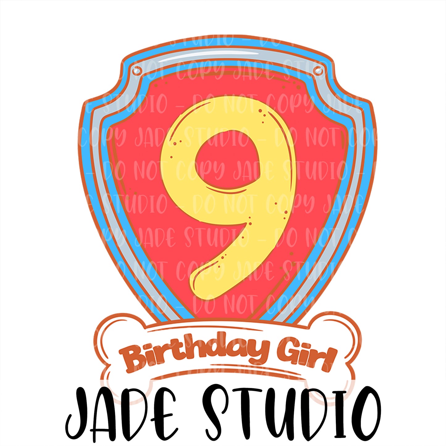 Birthday Girl Badge PNG