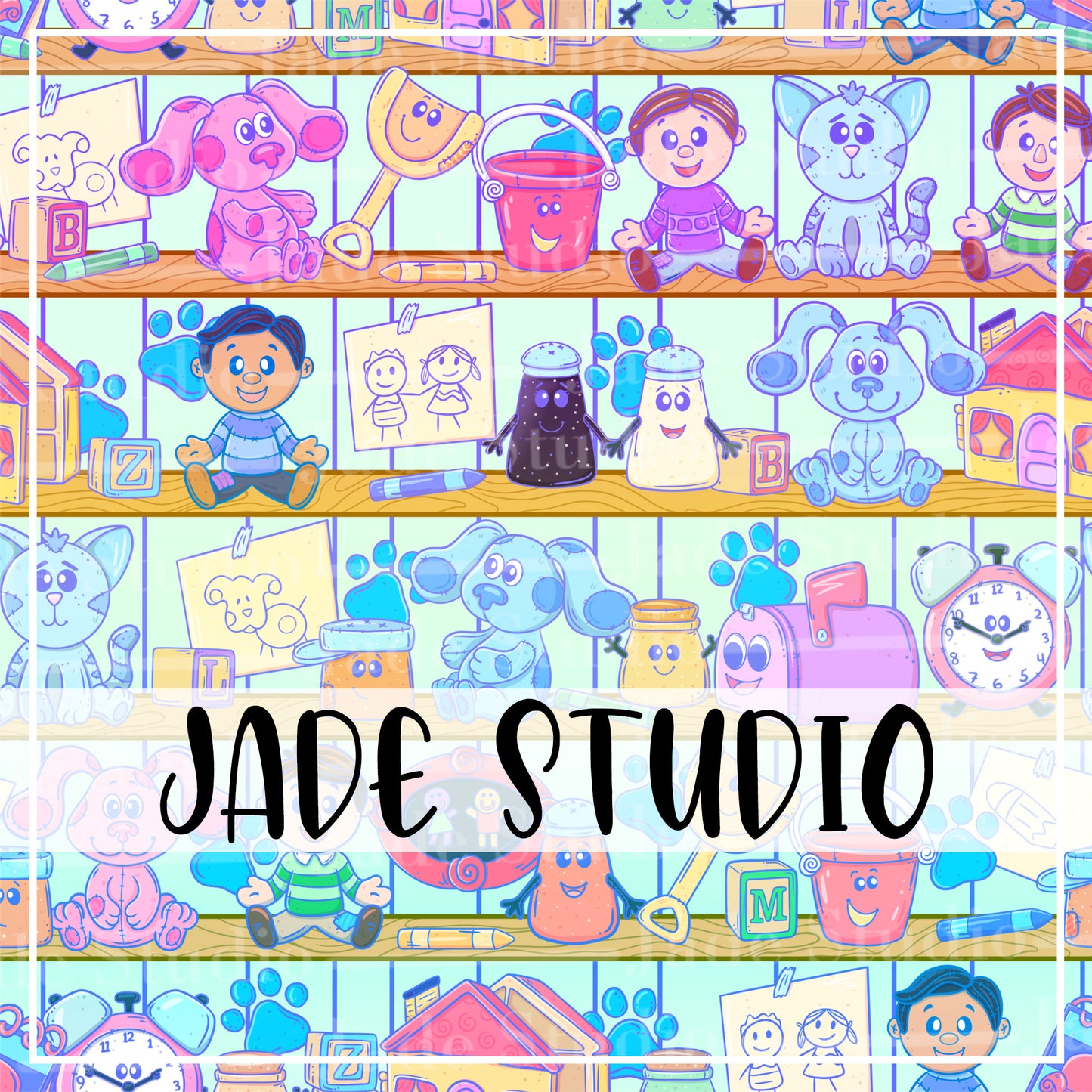 Blue's Toy Shelf Seamless File