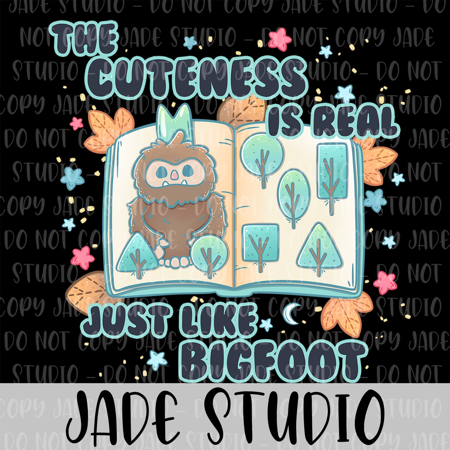 Bigfoot Book Buddy PNG