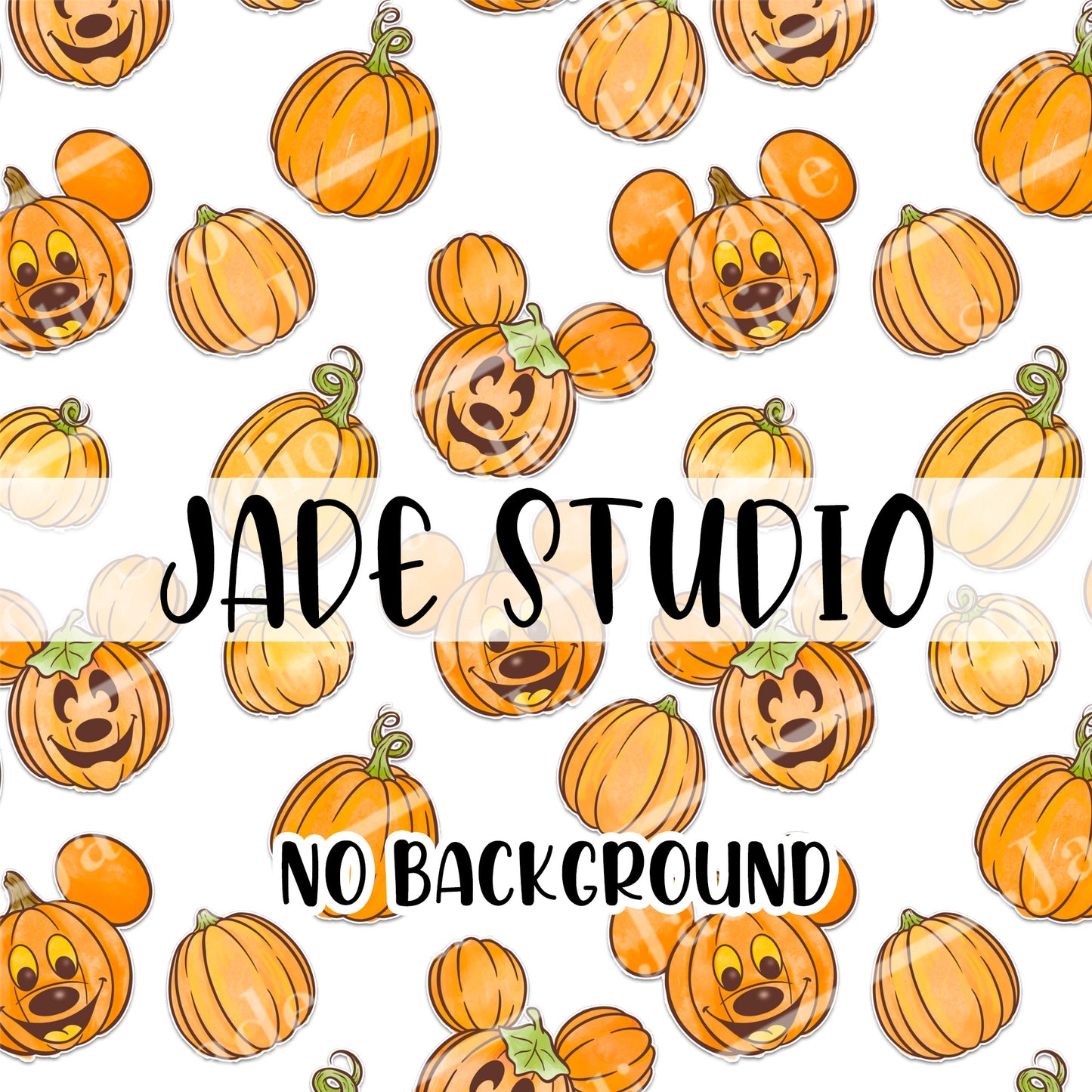 Watercolor Pumpkins with Coordinate