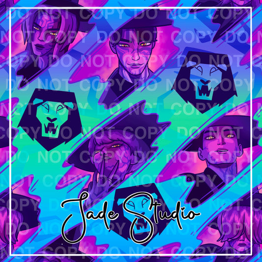 Demons Seamless Pattern