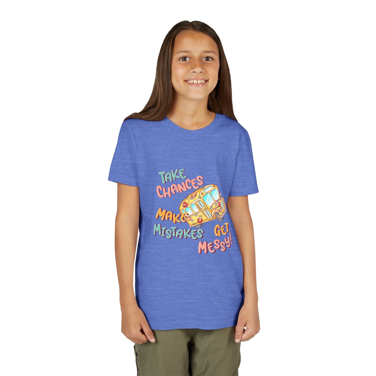 Colorful Youth Tee - Take Chances, Make Mistakes, Get Messy! | Fun Gift for Kids, Inspiring Shirt, Playful Outfit, Birthday Present, [...]