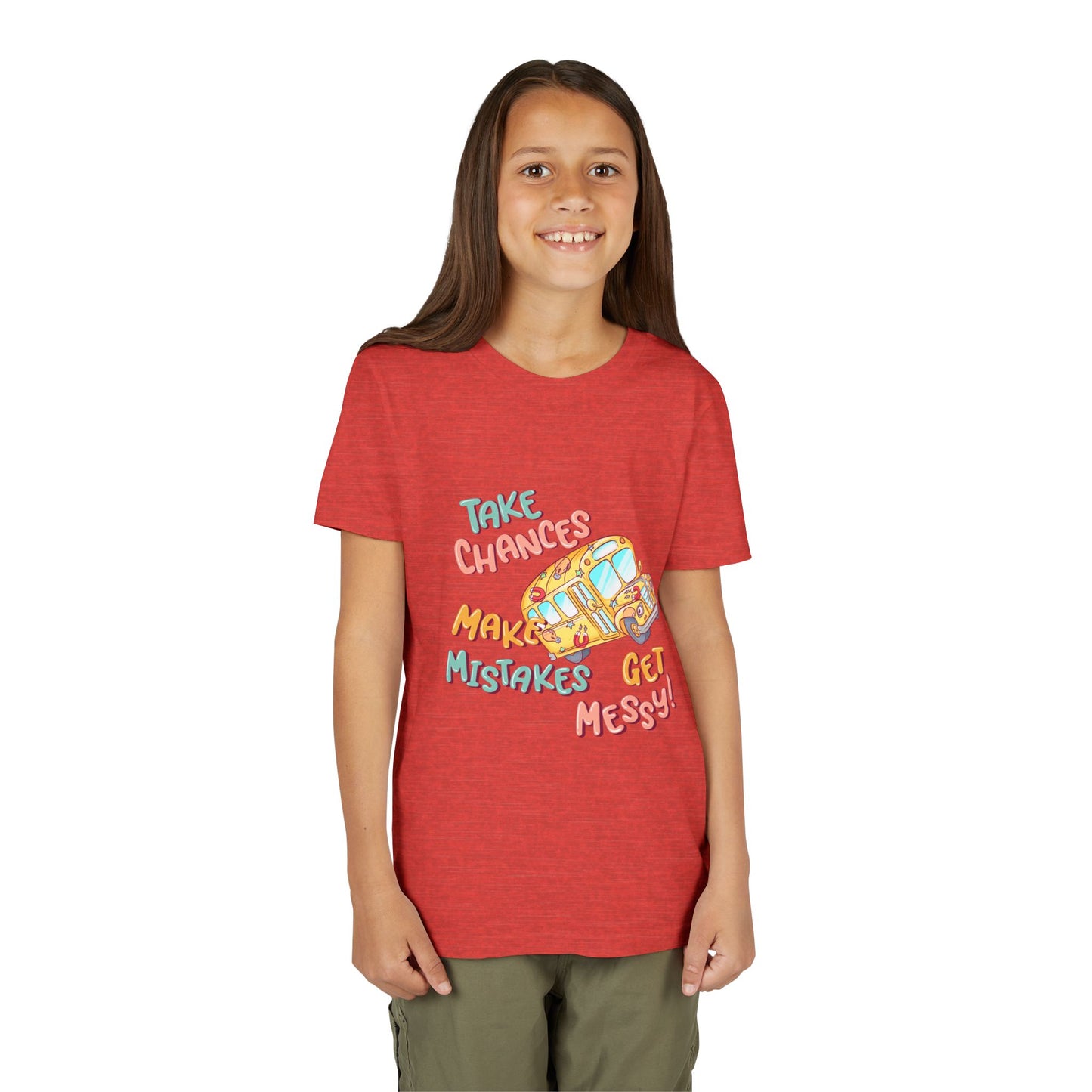 Colorful Youth Tee - Take Chances, Make Mistakes, Get Messy! | Fun Gift for Kids, Inspiring Shirt, Playful Outfit, Birthday Present, [...]