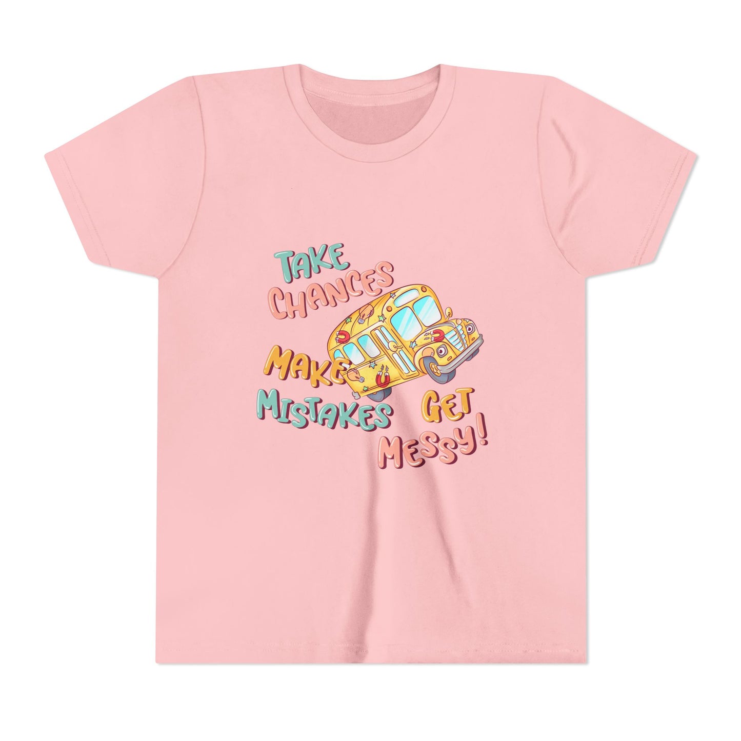 Colorful Youth Tee - Take Chances, Make Mistakes, Get Messy! | Fun Gift for Kids, Inspiring Shirt, Playful Outfit, Birthday Present, [...]