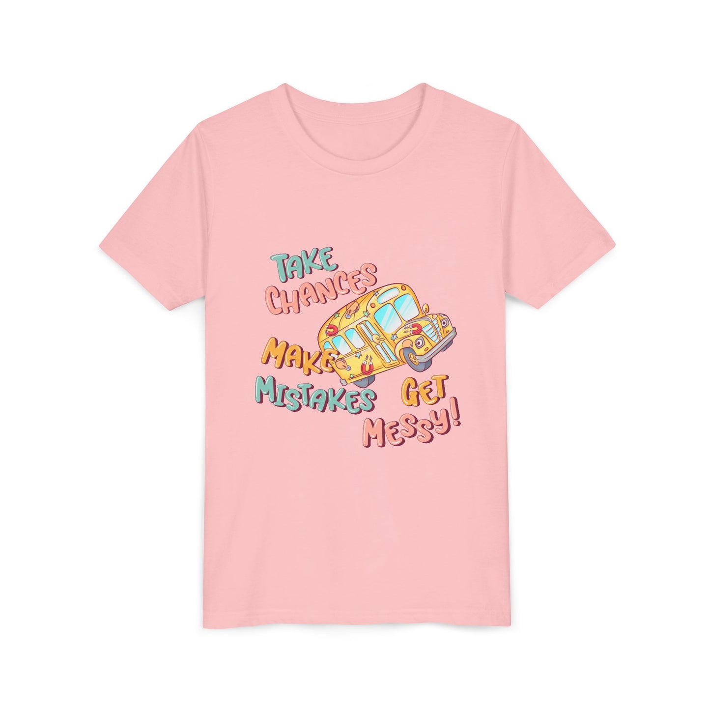 Colorful Youth Tee - Take Chances, Make Mistakes, Get Messy! | Fun Gift for Kids, Inspiring Shirt, Playful Outfit, Birthday Present, [...]