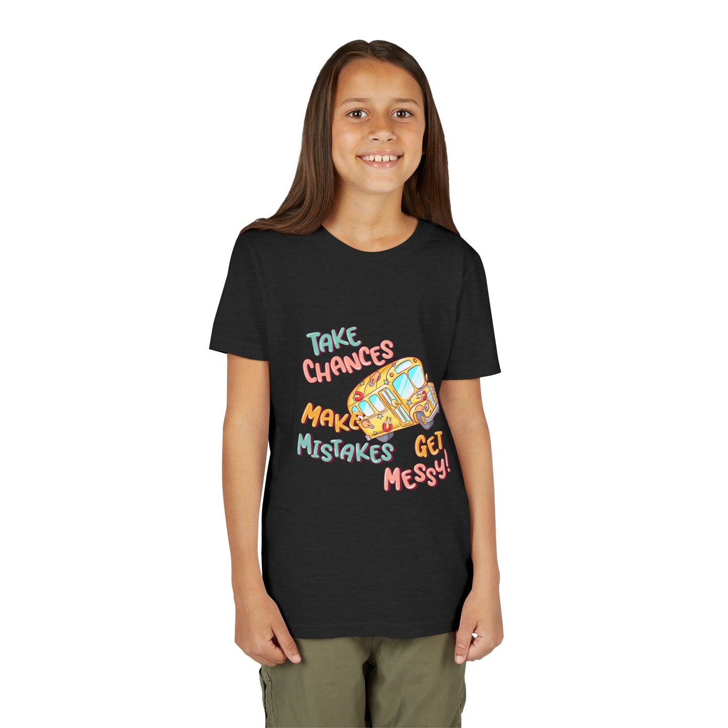 Colorful Youth Tee - Take Chances, Make Mistakes, Get Messy! | Fun Gift for Kids, Inspiring Shirt, Playful Outfit, Birthday Present, [...]