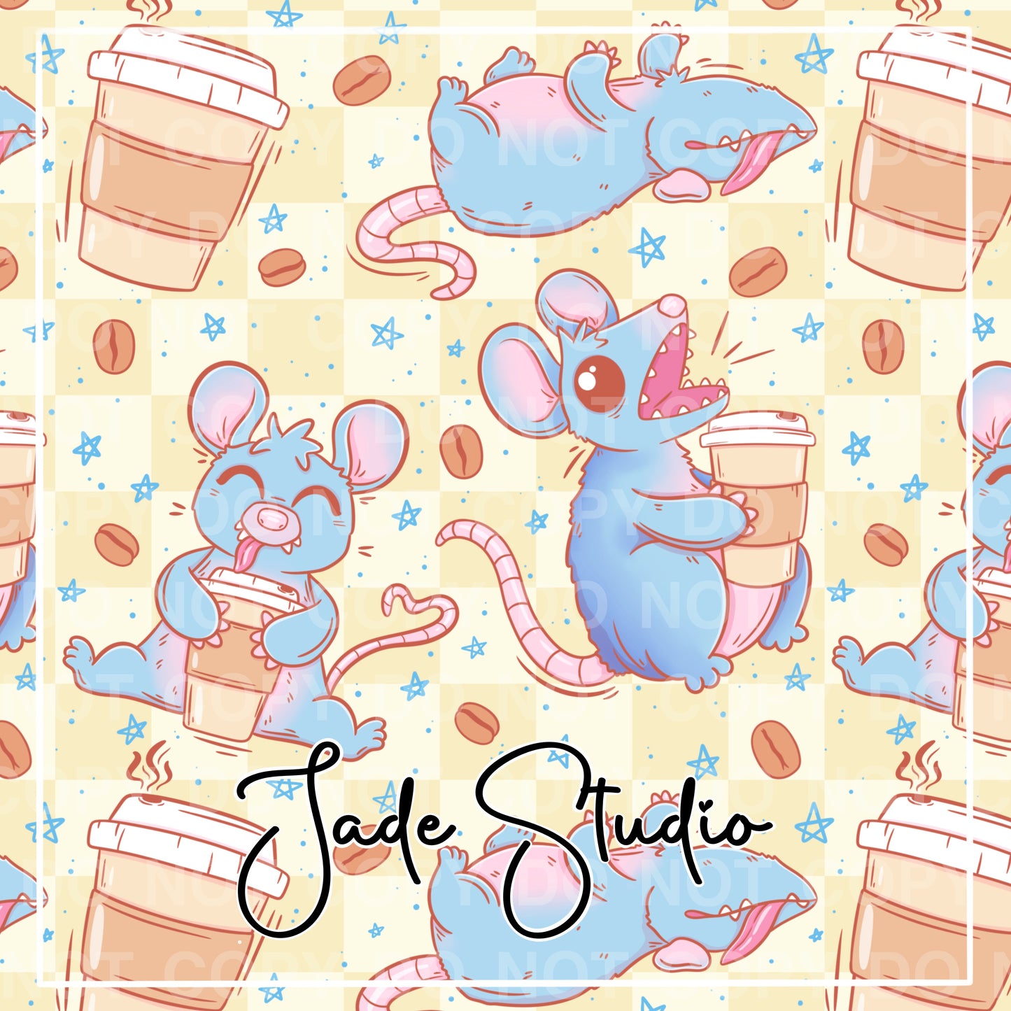 Hextober Day 23- Feral Seamless Pattern