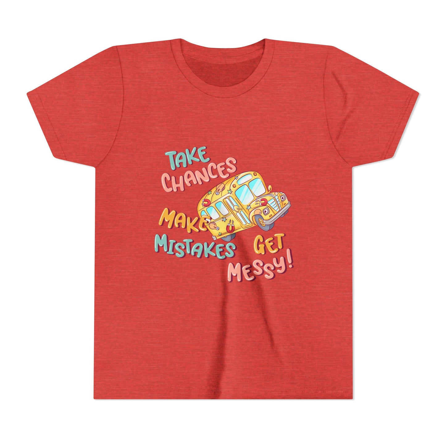 Colorful Youth Tee - Take Chances, Make Mistakes, Get Messy! | Fun Gift for Kids, Inspiring Shirt, Playful Outfit, Birthday Present, [...]