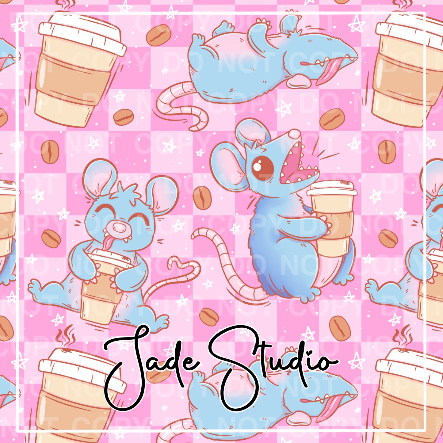 Hextober Day 23- Feral Seamless Pattern