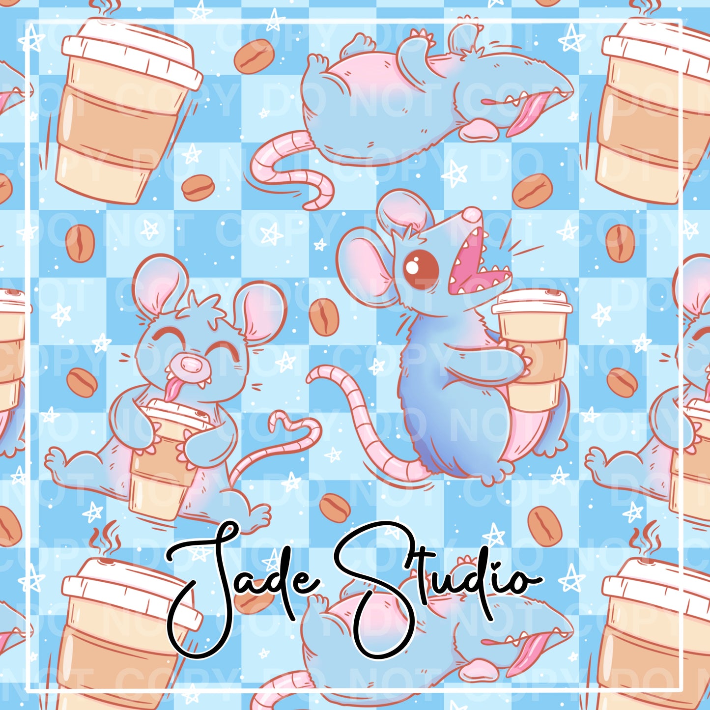 Hextober Day 23- Feral Seamless Pattern