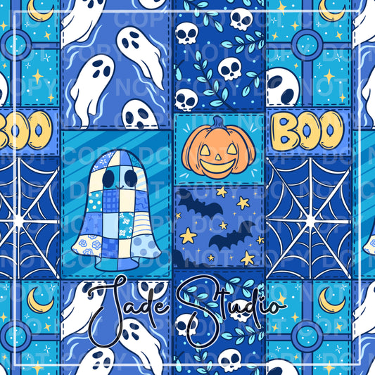 Hextober Day 7- Patchwork Seamless Pattern