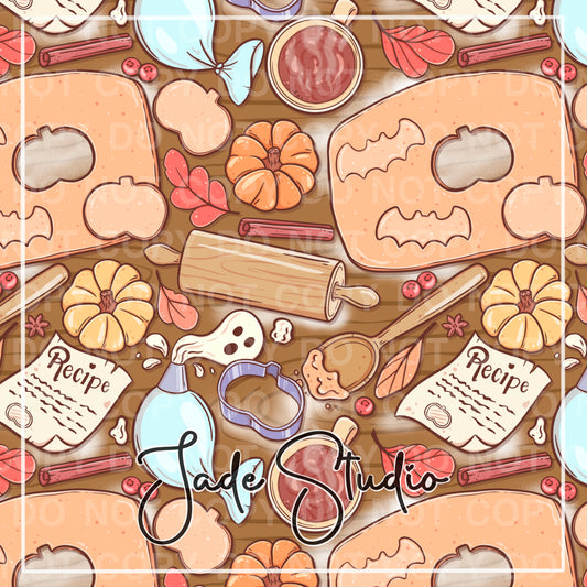 Hextober Day 11- Baked Seamless Pattern