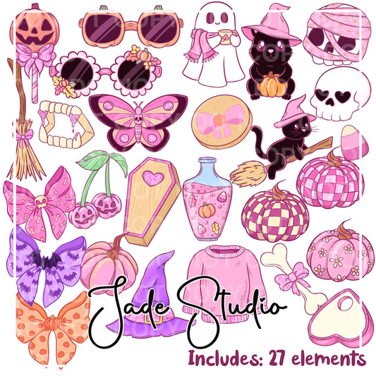 Sparkly & Spooky Clip Art Bundle