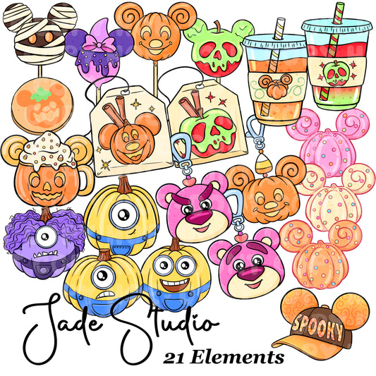 Magical Spooky Season Clip Art Bundle