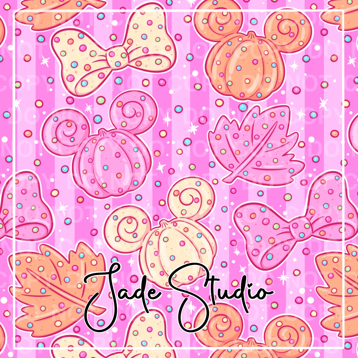Magical Frosted Cookies Seamless Pattern