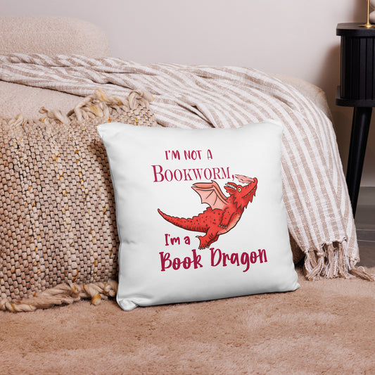 Book Dragon Pillow