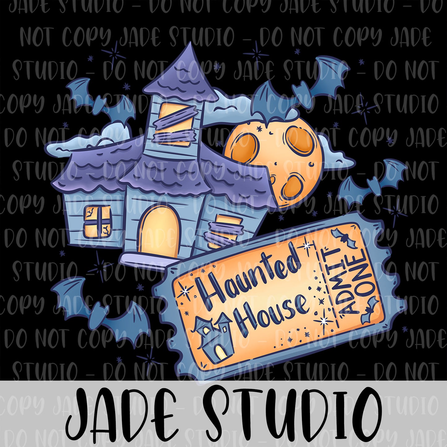 Haunted House Ticket PNG