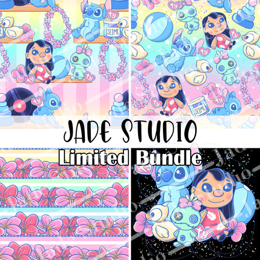 *Limited* Alien Beanie Baby Seamless Pattern Bundle