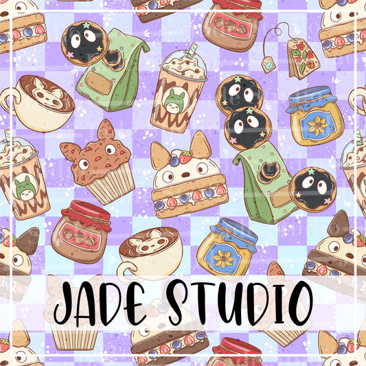 Toto Treats Seamless Pattern