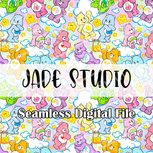 Kids Show Cute Bears Seamless File